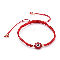 Adjustable Nylon Thread Braided Bead Bracelets&nbsp;BJEW-JB05293