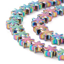 Electroplate Synthetic Non-magnetic Hematite Beads&nbsp;G-I317-03H