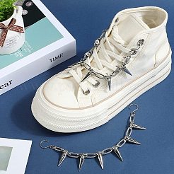 2Pcs Brass & Alloy Shoes Chains&nbsp;HJEW-SP00013