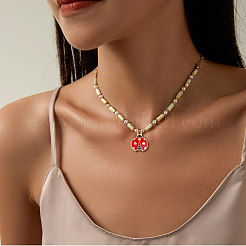 40Pcs 5 Colors Alloy Enamel Pendants&nbsp;ENAM-CA0001-84
