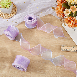 3Rolls Polyester Organza Ribbons&nbsp;SRIB-CY0001-37B