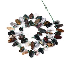 Natural Indian Agate Beads Strands&nbsp;G-Z091-A24
