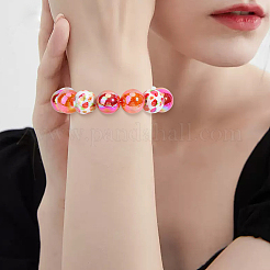 Strawberry Theme Mixed Styles Acrylic Beads&nbsp;MACR-PA0001-55