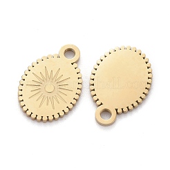 Ion Plating(IP) 304 Stainless Steel Charms&nbsp;STAS-F256-054G