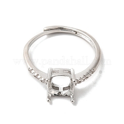 Adjustable Alloy Pad Ring Settings&nbsp;KK-C022-01A-P