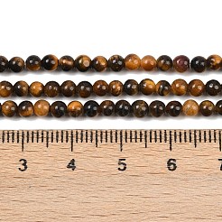Natural Tiger Eye Beads Strands&nbsp;G-S259-21-3mm