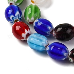 Handmade Lampwork Beads Strands&nbsp;LAMP-D021-01A