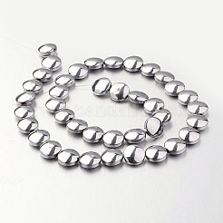 Electroplate Non-magnetic Synthetic Hematite Bead Strands&nbsp;G-F300-33A-01