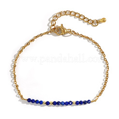 Natural Lapis Lazuli Beads Link Bracelets&nbsp;AL8612-6