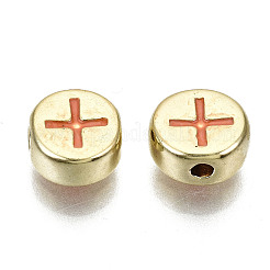 Alloy Enamel Beads&nbsp;ENAM-S122-032-RS