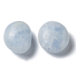 Natural Celestite/Celestine Oval Healing Stones&nbsp;LS-DJEW-PW0013-49A
