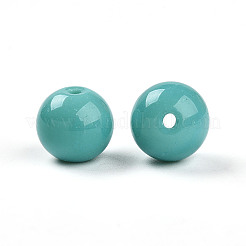 Opaque Solid Color Glass Beads&nbsp;GLAA-N007-10mm-A09
