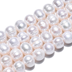 Natural Cultured Freshwater Pearl Beads Strands&nbsp;PEAR-N013-07H