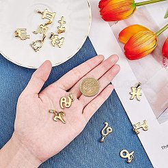 Golden Plated 304 Stainless Steel Pendants&nbsp;STAS-UN0003-67G