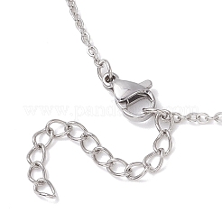 304 Stainless Steel Cable Chain Satellite Chain Necklaces for Women&nbsp;NJEW-JN05554
