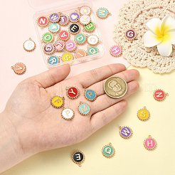52Pcs Alloy Enamel Pendants&nbsp;ENAM-CJ0007-07B