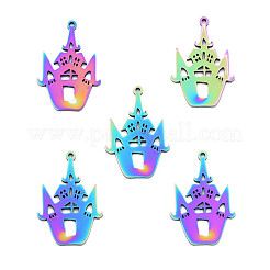 Ion Plating(IP) 201 Stainless Steel Pendants&nbsp;STAS-N098-089M