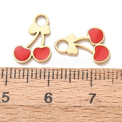 304 Stainless Steel Enamel Pendants&nbsp;SA-CBAAA8B-06G