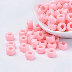 Valentine's Day Opaque Acrylic European Beads&nbsp;PL338-M4