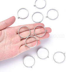 Alloy Open Back Bezel Pendants&nbsp;PALLOY-YW0001-09P