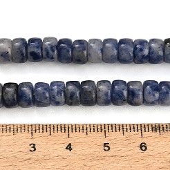Natural Blue Spot Jasper Beads Strands&nbsp;GG-CBA792A-G02-4x7mm