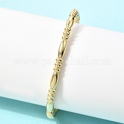Barrel Brass Hinged Bangles for Women&nbsp;BJEW-H639-05A-G