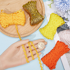 50M 4 Colors Wave Bending Fringe Trim&nbsp;OCOR-GF0003-49
