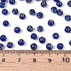 Picasso Baking Paint Glass Seed Beads&nbsp;SEED-N007-35I