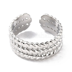 Non-Tarnish 304 Stainless Steel Finger Rings&nbsp;X-RJEW-L102-40P