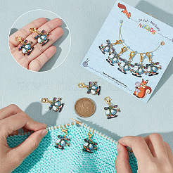 Helicopter Pendant Stitch Markers&nbsp;HJEW-AB00338