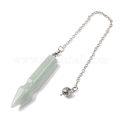 Natural & Synthetic Gemstone Pointed Dowsing Pendulums&nbsp;G-Q184-04P