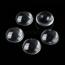 Transparent Glass Cabochons&nbsp;GGLA-R026-20mm