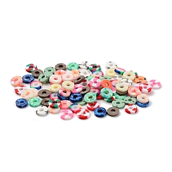 2600Pcs Disc/Flat Round Polymer Clay Beads&nbsp;DIY-YW0003-03