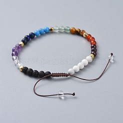 Adjustable Nylon Thread Braided Beads Bracelets&nbsp;BJEW-JB04441