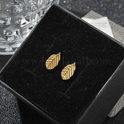 304 Stainless Steel Stud Earrings for Women&nbsp;STAS-Z117-14G-03