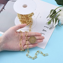 Brass Paperclip Chains&nbsp;CHC-G007-01G