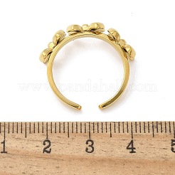 304 Stainless Steel Open Cuff Rings&nbsp;RJEW-C124-01G