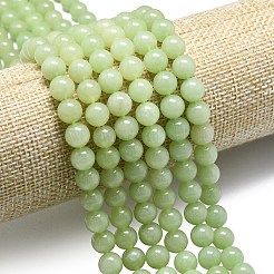 Natural Malaysia Jade Beads Strands&nbsp;G-L645-A01-12mm-21