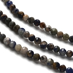 Natural Sodalite Beads Strands&nbsp;LS-G-RM2025-A19-3mm