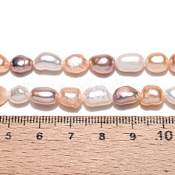 Natural Cultured Freshwater Pearl Beads Strands&nbsp;PEAR-N014-06G-01