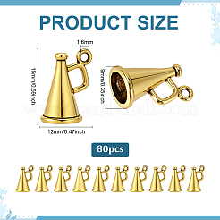 80Pcs Tibetan Style Alloy Pendants&nbsp;FIND-PH0029-36AG