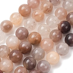 Natural Violet Strawberry Quartz Beads Strands&nbsp;G-T150-A08-12mm