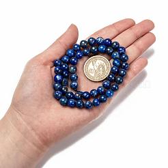 Natural Lapis Lazuli Bead Strands&nbsp;G-G953-01-8mm