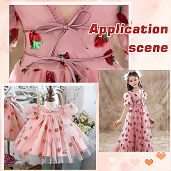 Polyester Lase Fabric&nbsp;DIY-WH0661-13B