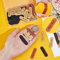60Pcs 3 Colors PU Leather Labels&nbsp;DIY-WR0004-67