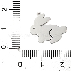Non-Tarnish 5Pcs 201 Stainless Steel Pendants&nbsp;STAS-B064-08P