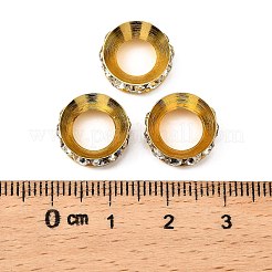 Brass Rhinestone Spacer Beads&nbsp;RSB301-G