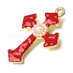 Brass Enamel Pendants&nbsp;KK-K427-53G