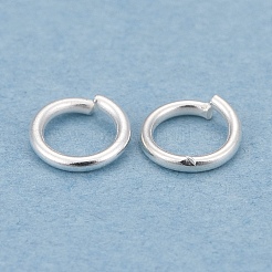 Rack Plating Brass Open Jump Rings&nbsp;KK-O139-18C-S