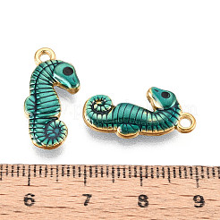 Ion Plating(IP) 304 Stainless Steel Enamel Pendants&nbsp;STAS-N114-15B-G